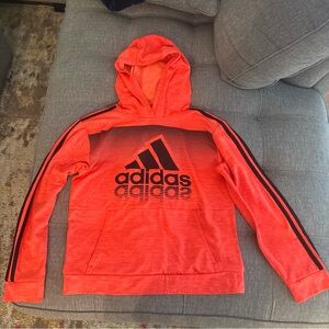 Adidas Kids Orange Hoodie